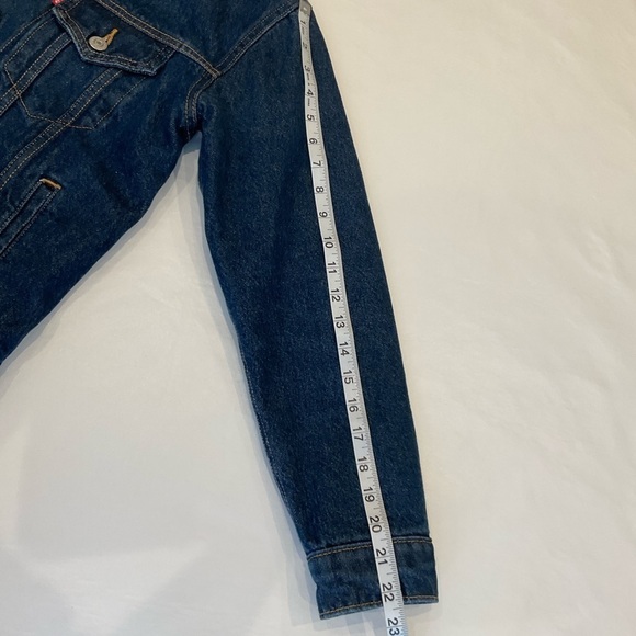 Levi's Insulated Quilted Lining Denim Jacket Size XSmall - Picture 12 of 16